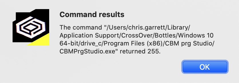 Installing CBM .Prg Studio on Mac / Linux with Wine / Crossover - Retro  Game Coders