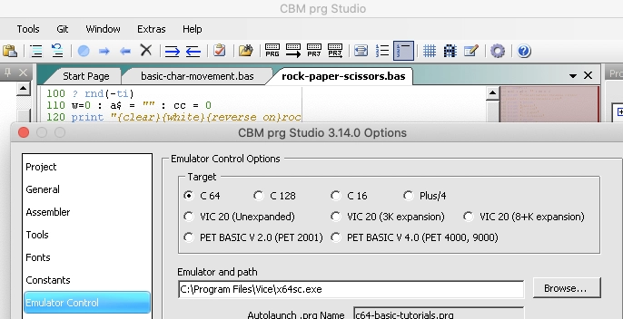 Installing CBM .Prg Studio on Mac / Linux with Wine / Crossover - Retro  Game Coders