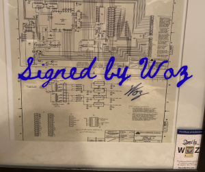 Signed by Woz