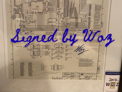 Signed by Woz