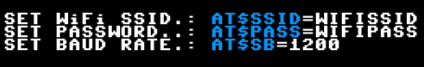 Essential C64 Wifi Commands