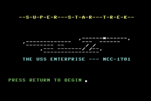 Play (or edit) the C64 version of Star Trek right now in your browser!
