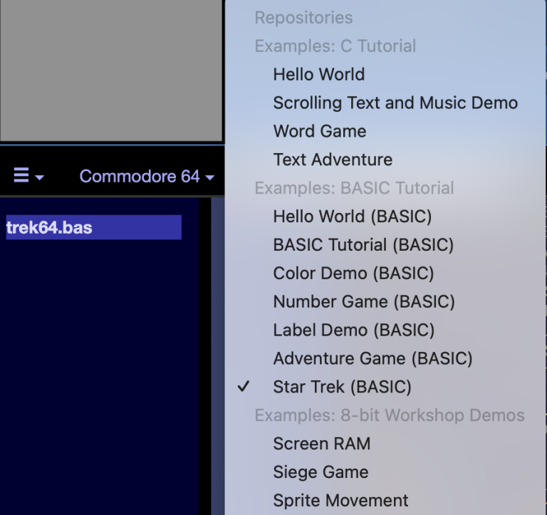 Online Retro Programming IDE: BBC CC65, C64 BASIC and Vic 20 Added ...