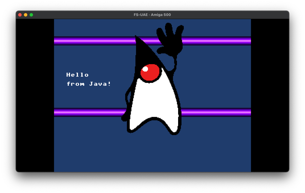 Duke and Copper bars via Amiga Java