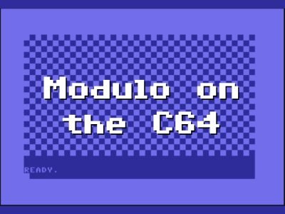 Modulo on the C64