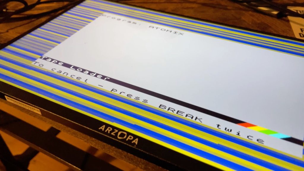 Loading a TZX tape on the ZX Spectrum Next