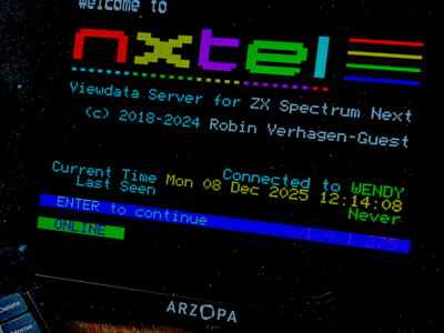 ZX Spectrum Next on the Internet