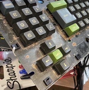 Rusty Amstrad keyboard