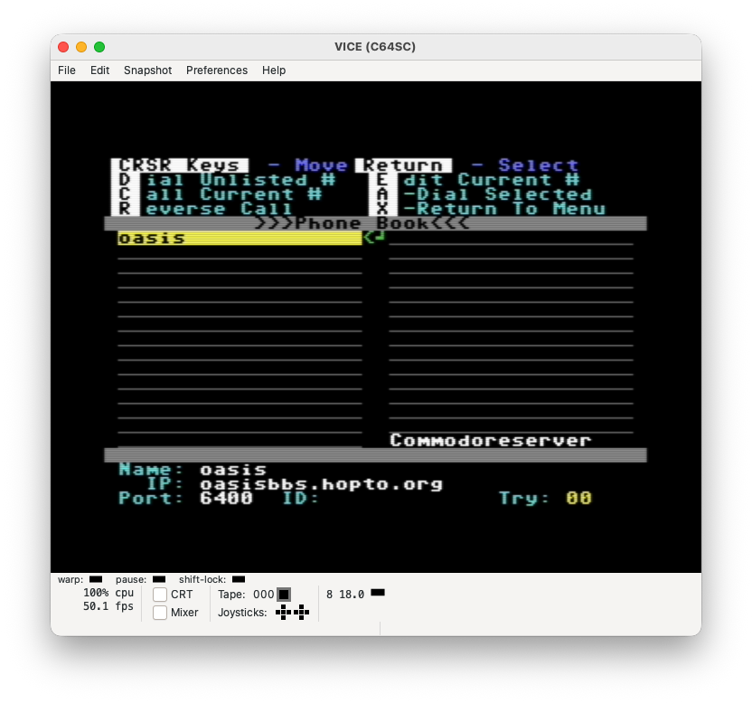 Editing the BBS entries in CCGMS phone book