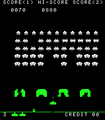 Space Invaders Alien Formation