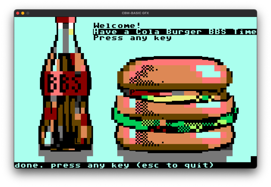 Full bitmap-based PETSCII output