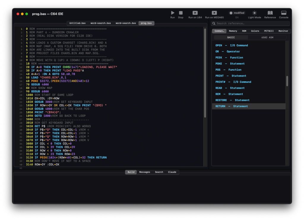 C64IDE screenshot