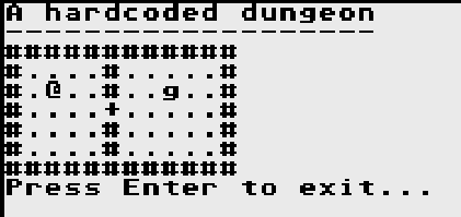 Hard-coded Dungeon in C on the Atari ST