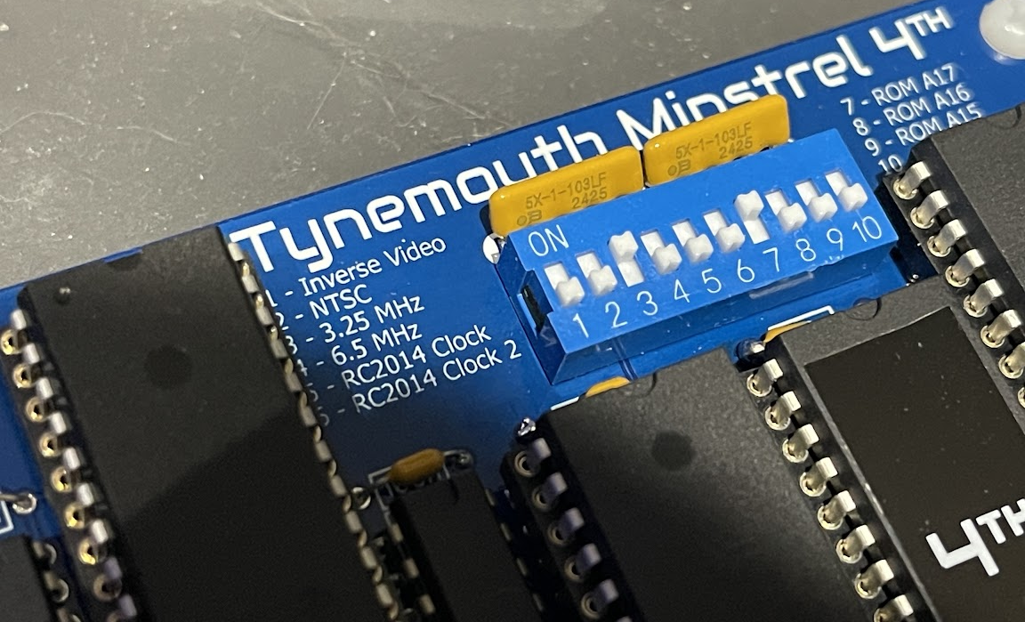 Minstrel 4th Dip Switches
