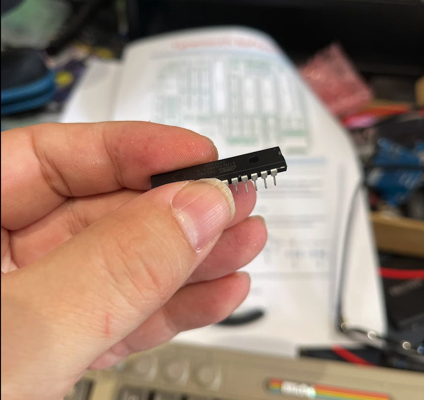 Snapped leg on ATMega chip