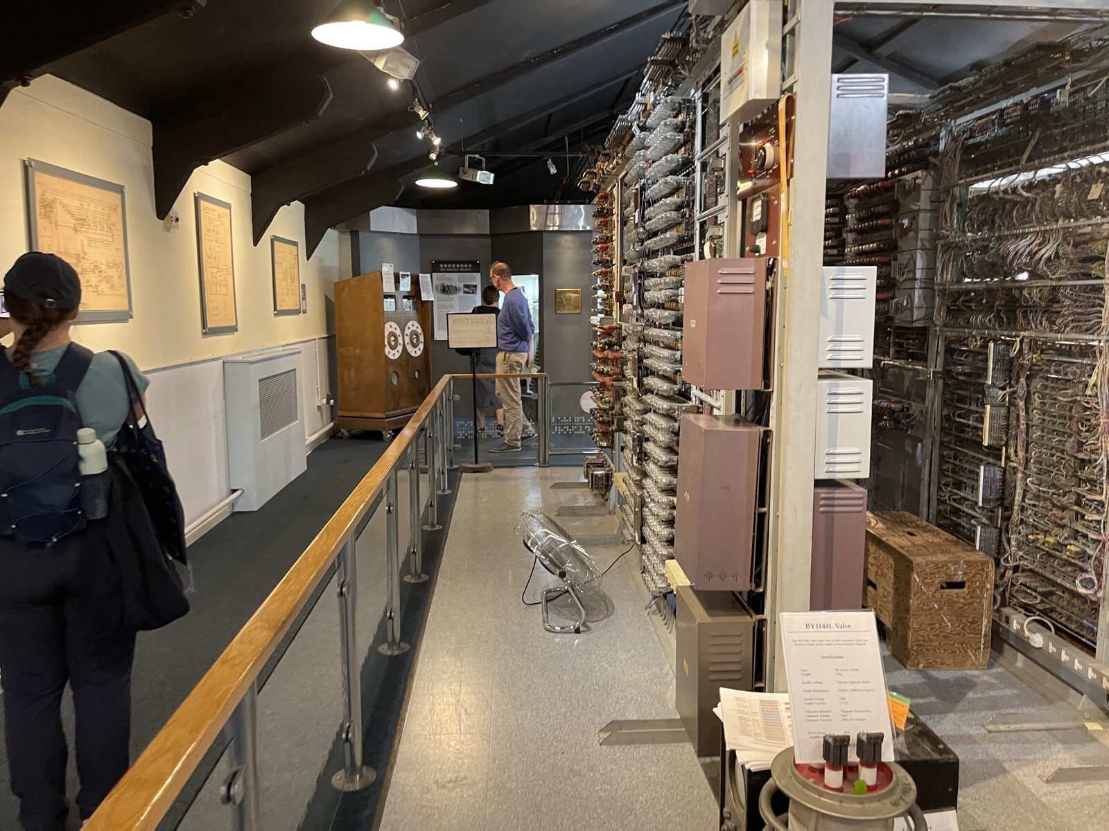 The Colossus gallery in Block H at The National Museum of Computing