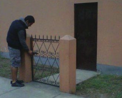 That will keep 'em out!