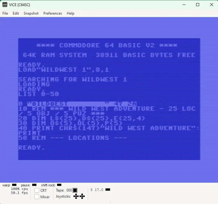VICE Disk Image Creation